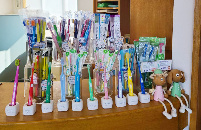 歯ブラシコーナー